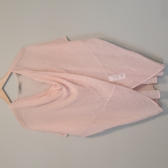 NWT AllSaints ITAT Twist Tee Candy Pink Sweater poncho sz XS - Picture 3 of 10